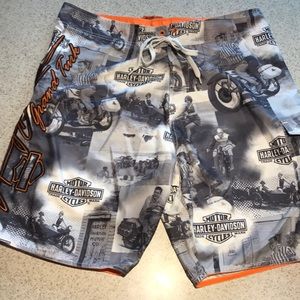 Harley Davidson Swimming Trunks - board shorts